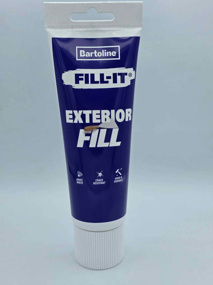 Bartoline Ready Mixed Exterior Filler Tube 330g – Weather-Resistant, No Shrinkage, Easy Application – Ideal for Outdoor Repairs