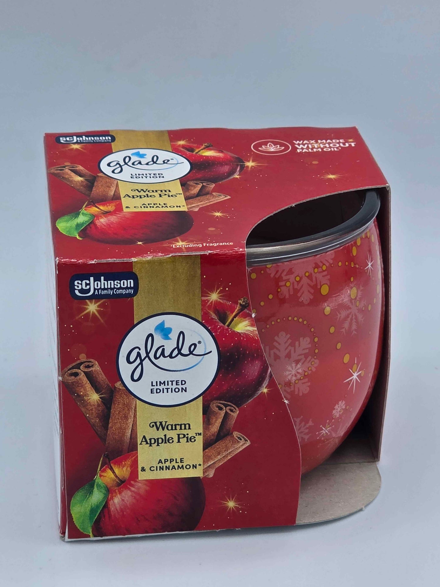 Glade Scented Candle Sleeved Warm Apple Pie 108g