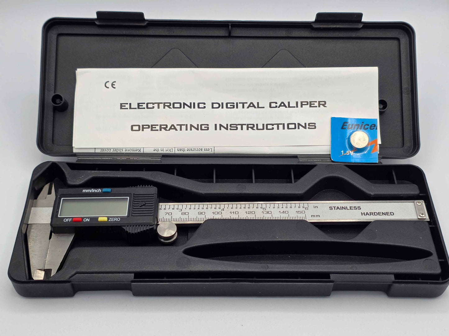Digital Caliper Vernier Micrometer 150mm 6 Inch LCD Stainless Steel Tool