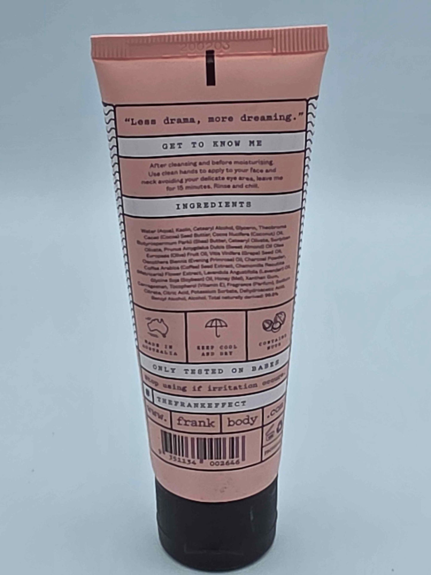 Frank Body Anti Drama Face Mask Deep Cleanse Pores 80ml