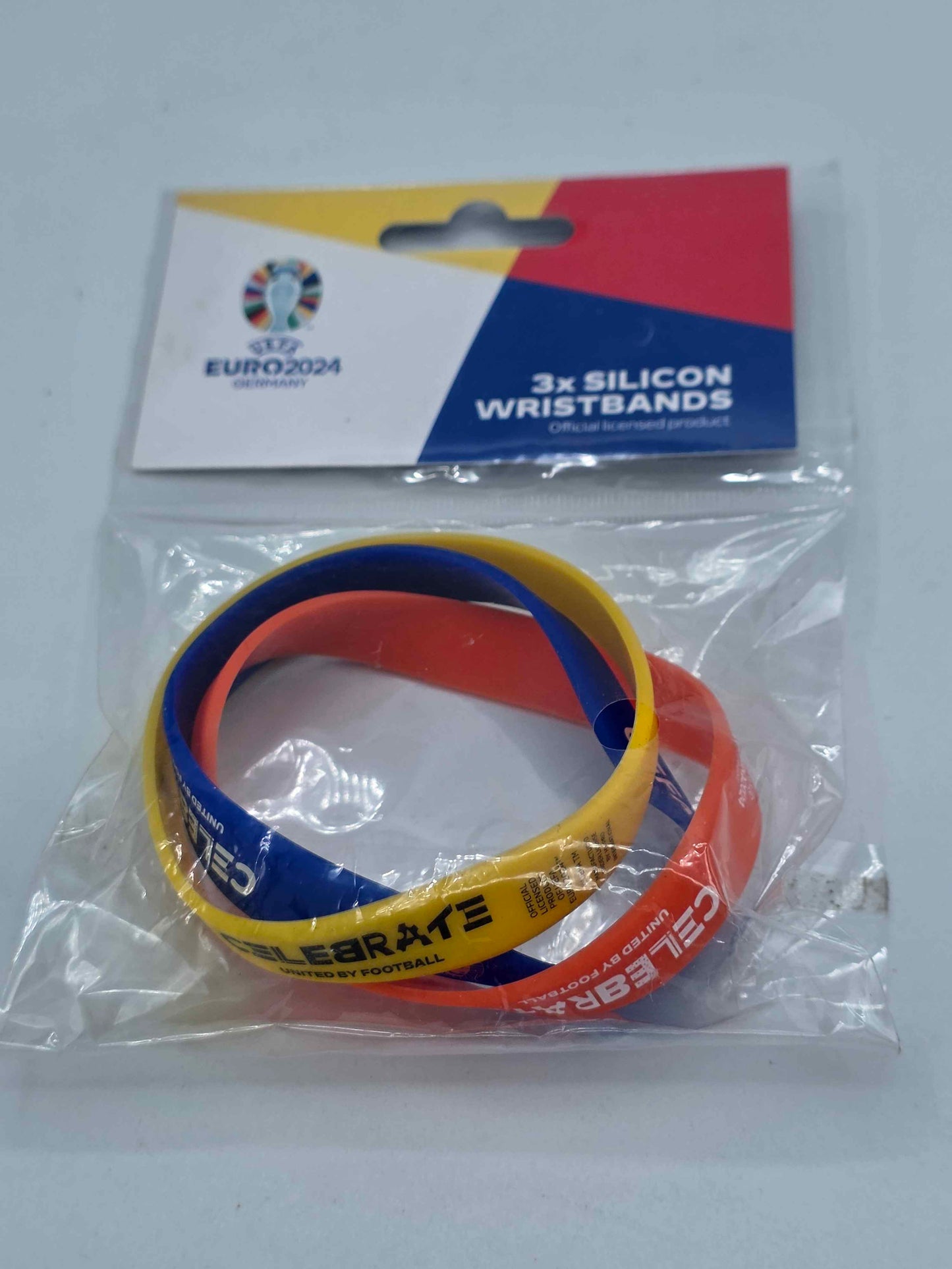Official UEFA Euro 024 Germany Silicone Wristbands - Pack of 3
