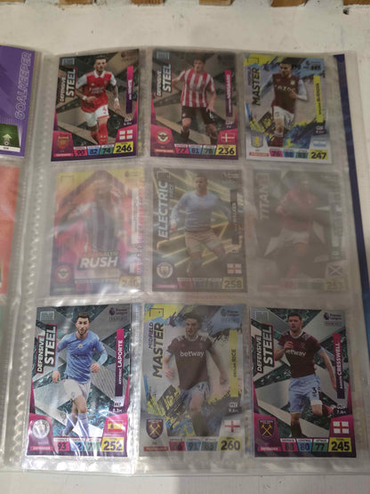 Panini Adrenalyn XL 2023 Collectors Binder Album + 94 Trading Cards Game Guide