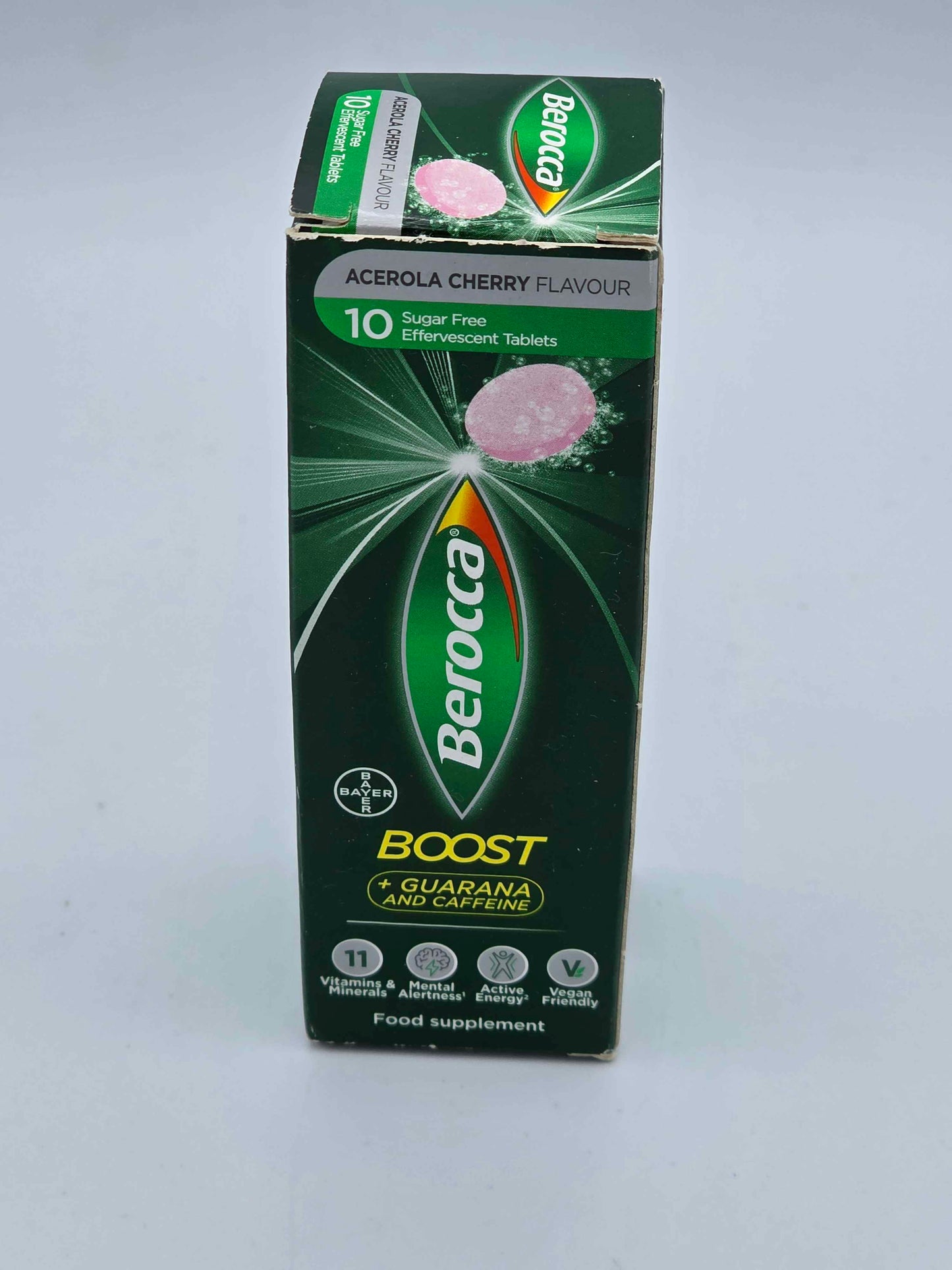 Berocca Boost with Guarana Acerola Cherry Flavour 10 Tablets