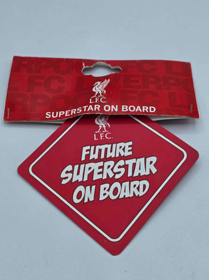 Liverpool FC Superstar On Board Car Window Sucker Sign