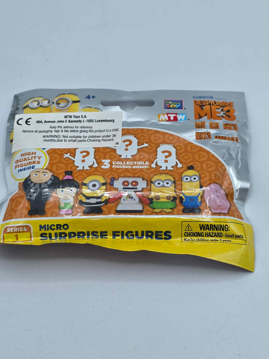 Despicable Me 3 Micro Surprise Figures 3-Piece Figure Set Blind Bag Series 1