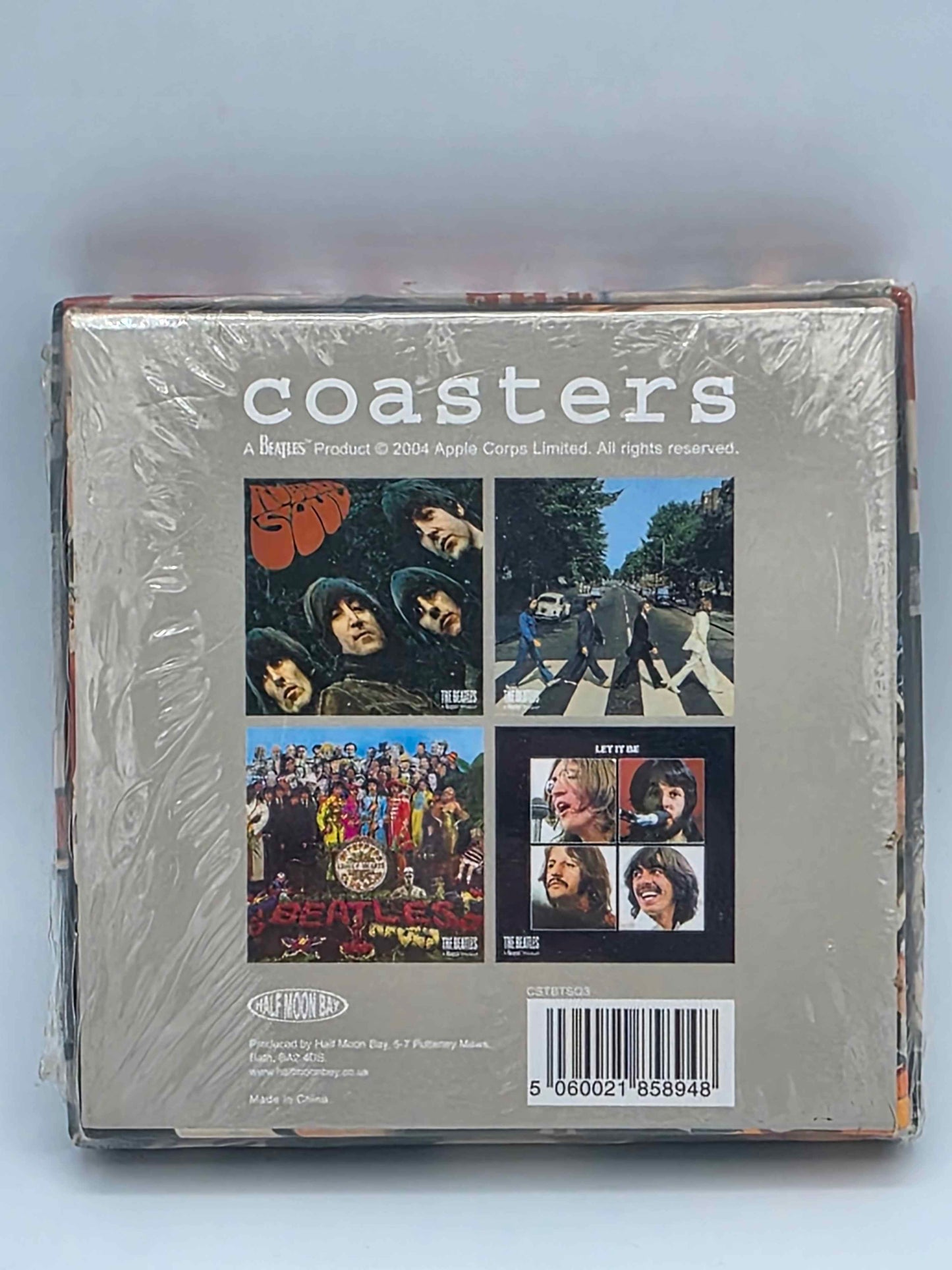 The Beatles Album Covers 4 COASTER SET Vintage Collectible