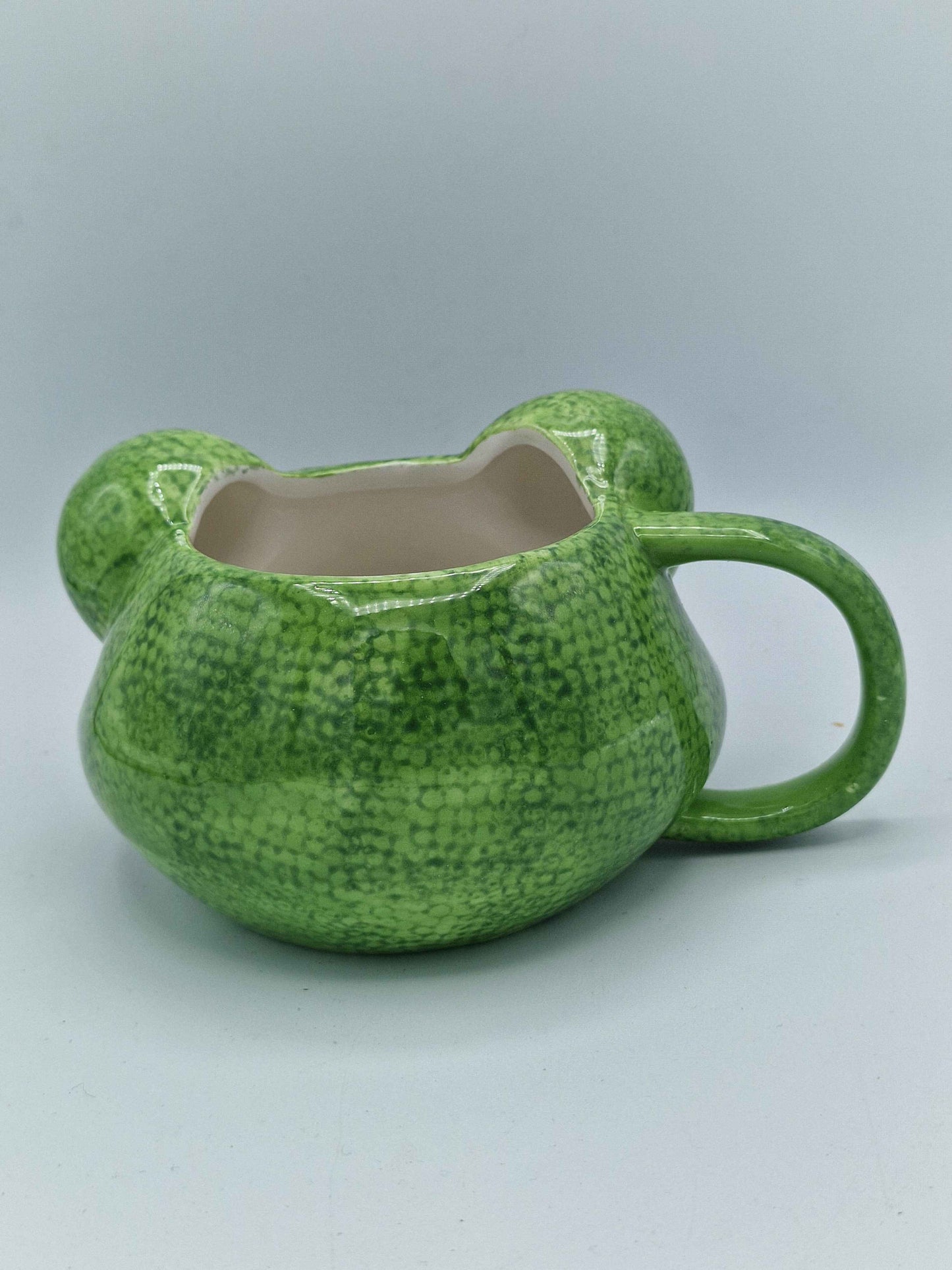 Tree Frog Head Ceramic Shaped Mug