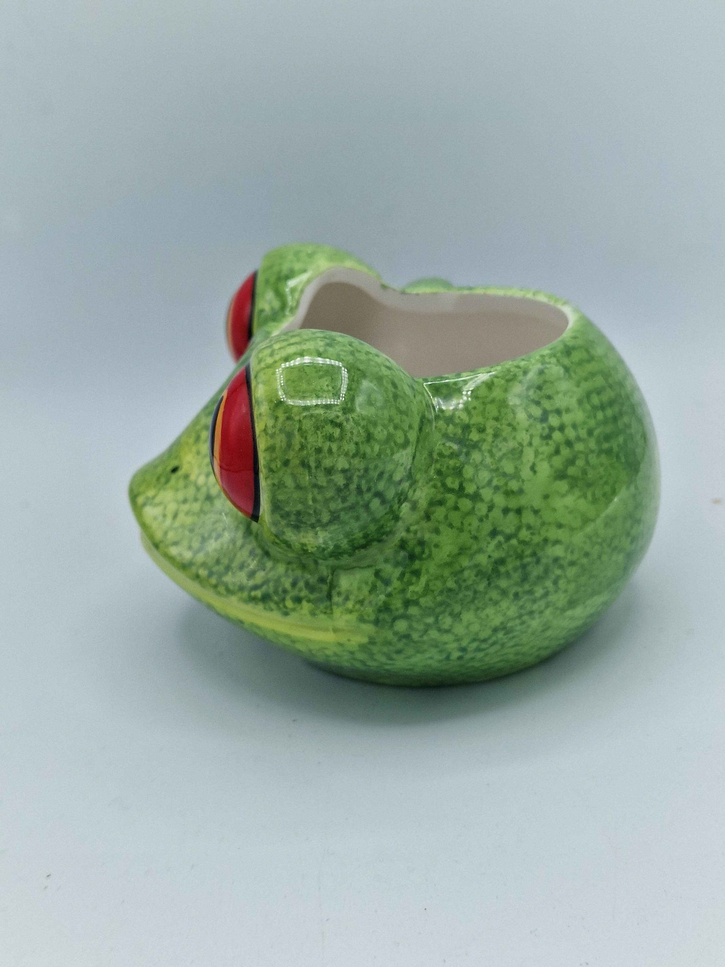 Tree Frog Head Ceramic Shaped Mug