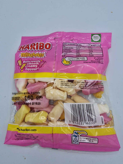 HARIBO Milkshakes Foam Sweets 160G