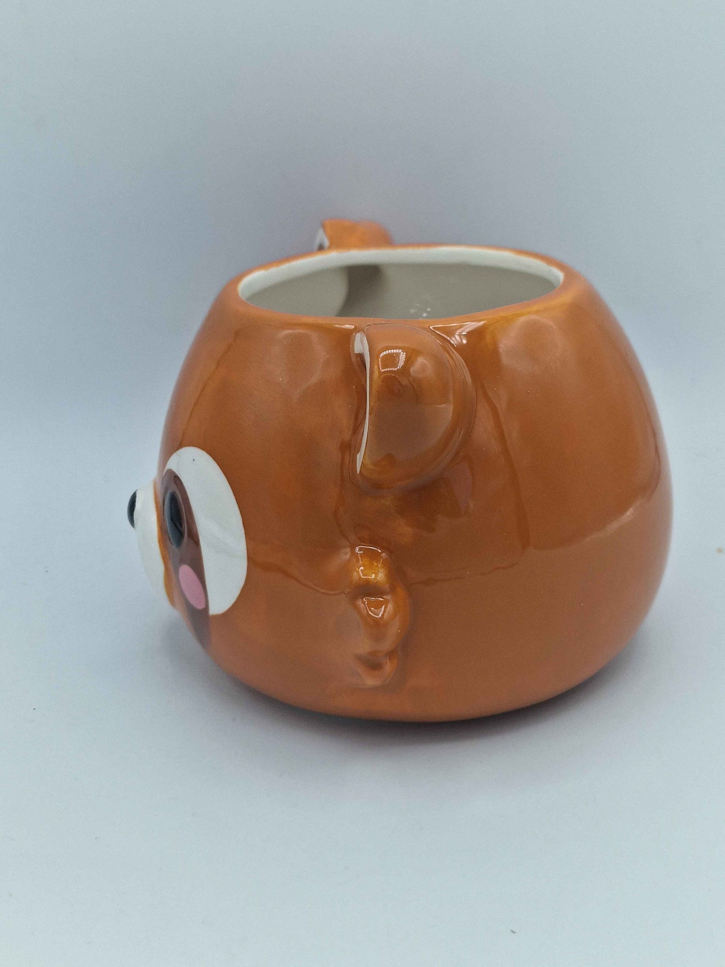 Adoramals Red Panda Head Ceramic Shaped Mug