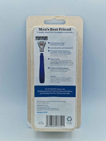 Bulldog Skincare Sensitive Glass Razor For Men