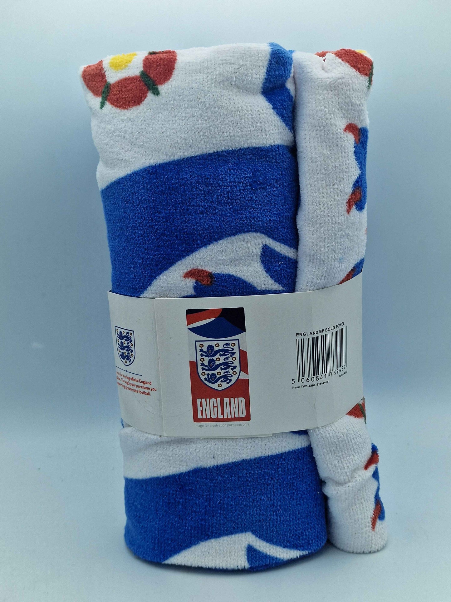 England FA 'Be Bold' 70cm x 140cm Cotton Towel