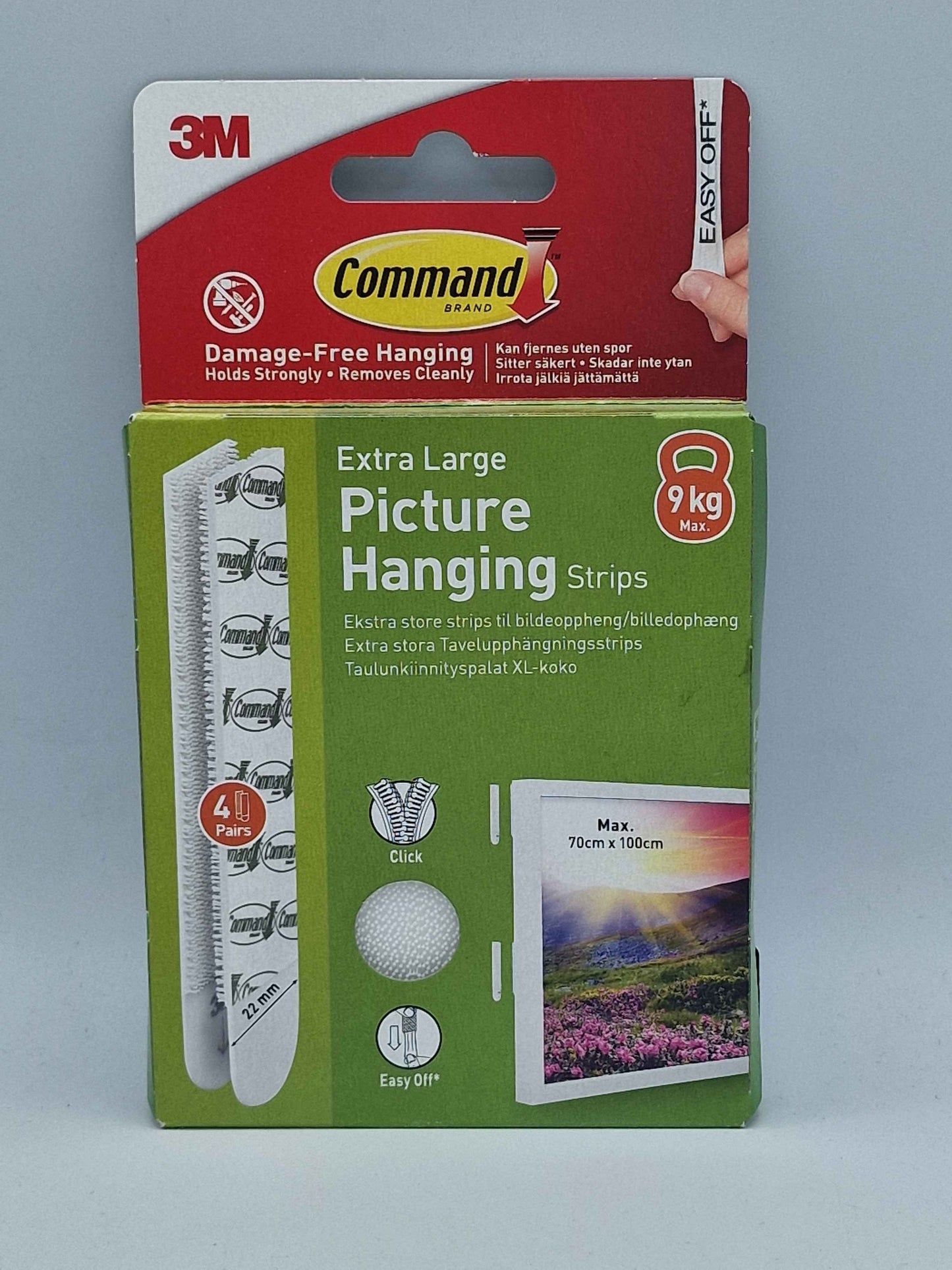 3M Command Extra large White Picture hanging Adhesive strip 17217