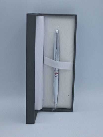Arsenal FC Chrome Ballpoint Pen With Giftbox
