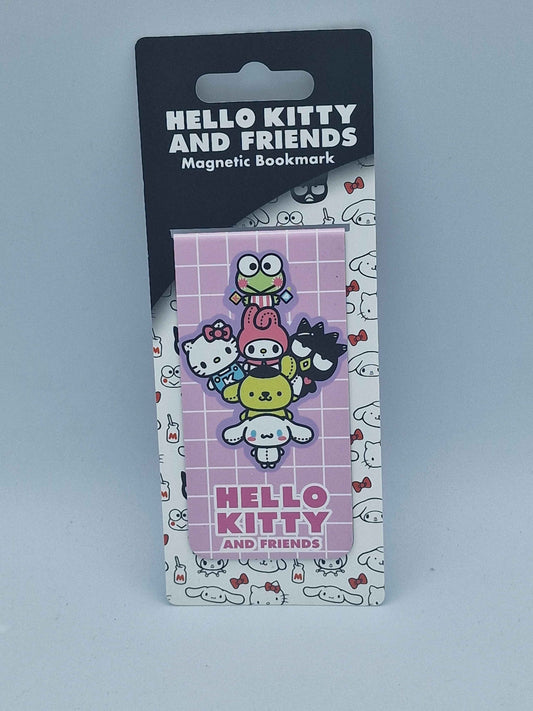 Hello Kitty and Friends (Pink) Magnetic Bookmark