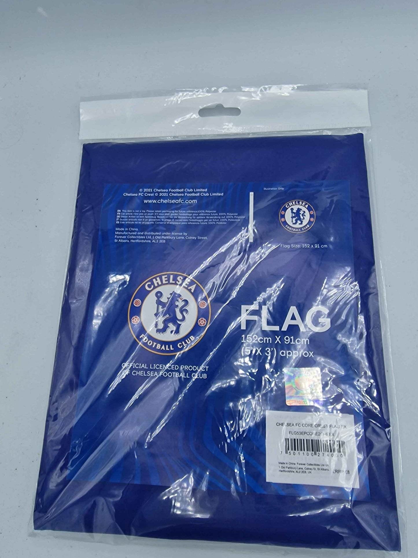 Chelsea Blue Logo Crest Flaf