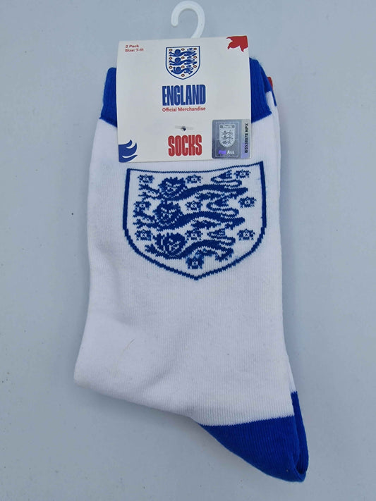 England FA Socks White/Blue/Red 7 to 11 UK