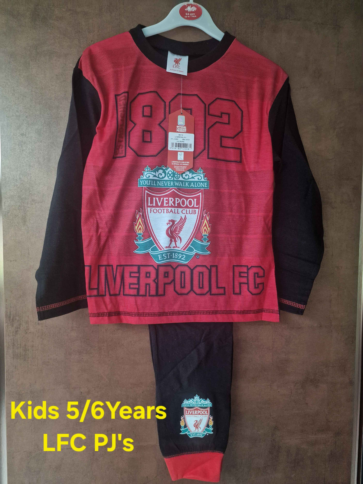 Liverpool 5/6Years Pyjama set