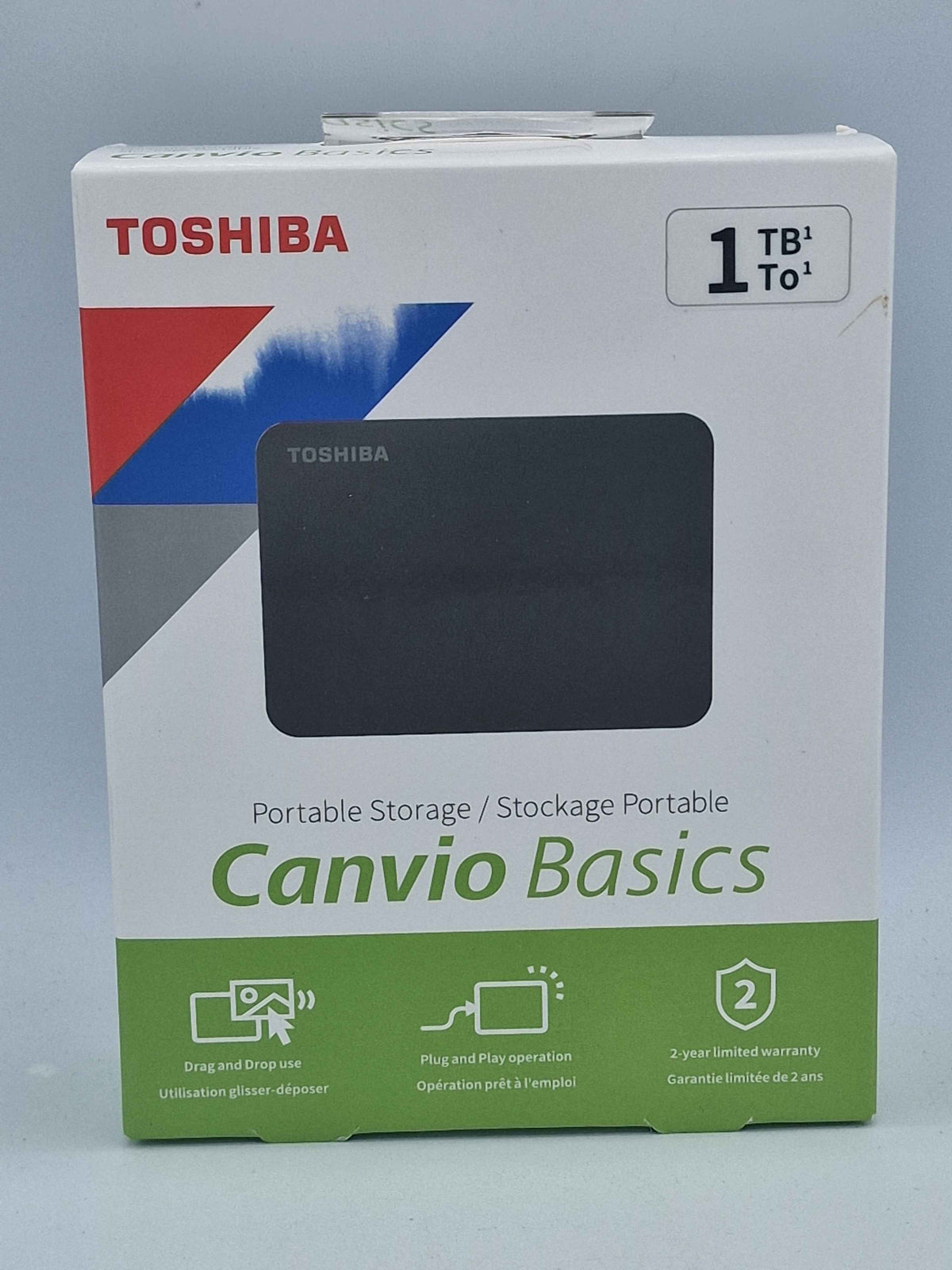 Toshiba Canvio Basics 1TB Portable External Hard Drive