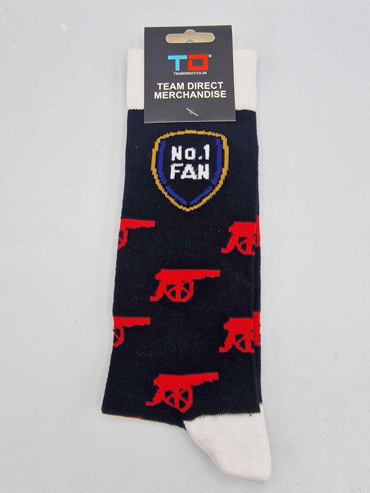 Team Direct Cannon All Over Print 8 to 11 UK Adult Socks
