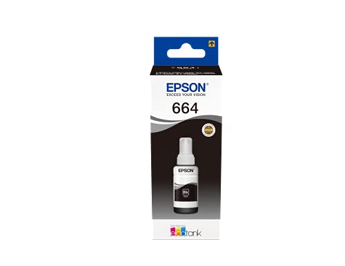 Epson T6641 Black 70m Ink Bottle
