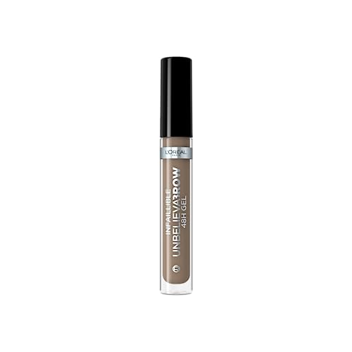 L'Oreal Paris UnbelievaBrow Long-Lasting Eyebrow Gel, Smudge-Proof, Transfer-Proof, Waterproof, 102 Cool Blonde