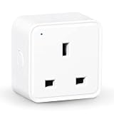 WiZ Smart Plug, Type F, 230V, Easy Setup, Standard Plug, Smart Controls, Voice Commands, With Powermeter, 1 Pack