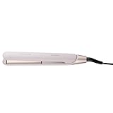 Remington Straightener [Advanced Ceramic + Almond Oil] Almond Allure (Ultra-Fast Heat Up, Digital Temperature Control, Curved Design for Curls & Waves, Extra-Long Plates, Worldwide Voltage) S4807