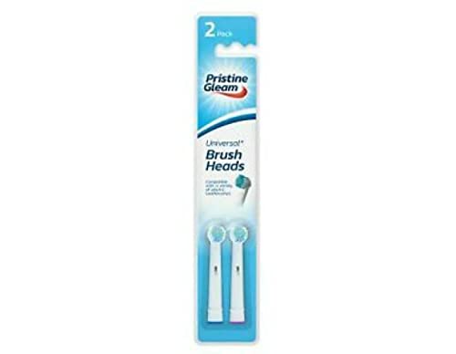 Universal Electric Replacement Toothbrush Heads Dental Source Whitening Polishes Teeth Naturally Remove Surface Stains Power Battery Compatible Brush