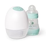 MAM Move Wearable Breast Pump, Hands Free Breast Pump, with 3 Modes and Silent Breast Milk Pump, Portable Breast Pump with Soft Silicone Funnels, Newborn Essentials