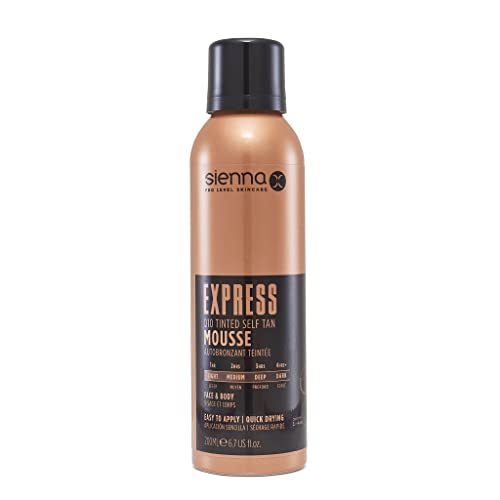 Sienna X Express Q10 Self Tan Mousse 200ml