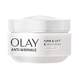 Olay Anti-Wrinkle Firm & Lift Night Cream, Helps To Visibly Reduce Fine Lines & Wrinkles And Fights The Visible Signs Of Ageing, 50ml