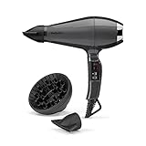 BaByliss Smooth Air Pro 2200W Hair Dryer Black Salon Professional 6719U