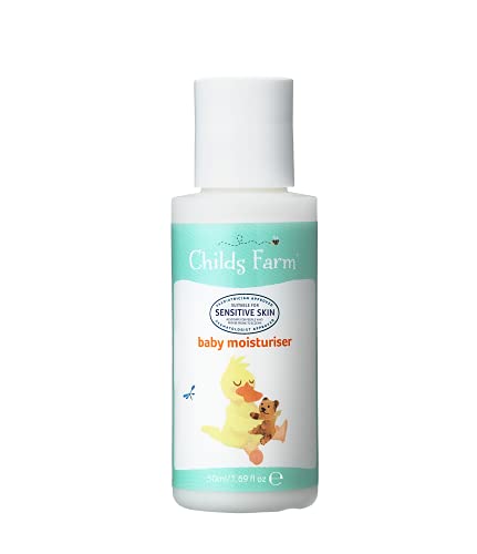Childs Farm Baby Moisturiser Unfragranced Shea Butter Body Travel Kids 50ml