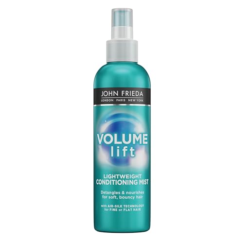John Frieda Volume Lift Lightweight Conditioning Mist 200 ml, Leave-in Spray Detangling Conditioner for Flat Hair