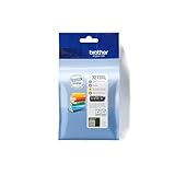 Brother LC-3219XLBK/LC-3219XLC/LC-3219XLM/LC-3219XLY Inkjet Cartridges, Black/Cyan/Magenta/Yellow, Multi-Pack, Super High Yield, Includes 4 x Inkjet Cartridges