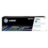 HP W2211X 207X High Yield Original LaserJet Toner Cartridge, Cyan, Single Pack