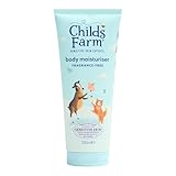 Childs Farm Kids Moisturiser, Fragrance Free | Soothing, Moisturising & Hydrating | Suitable for Dry, Sensitive Skin, 200ml