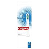 Colgate 360 Deep Clean Proclinical Refill Toothbrush Heads, Soft Bristle Heads for Plaque Removal, Pack of 4