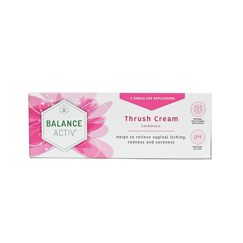 Balance Activ Thrush Cream, Internal & External Use, Works Naturally, Relieves Symptoms & Prevents Recurrence, 5 Applicators 30ml