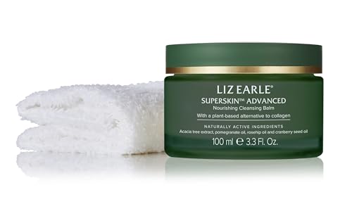 LIZ EARLE Superskin Advanced Nourishing Cleansing Balm 100ml Pot - Complete with 1x Luxury Cleansing Cloth