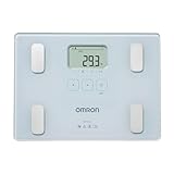 Omron BF212 Digital Scale and Body Composition Monitor with Body Fat Measurement, calculates Your Body Mass Index BMI, Extra Small for Easy Storage