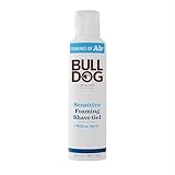 BULLDOG - Shave for Men | Sensitivel Foaming Shave Gel | Smooth and Soft Shave | 200 ml