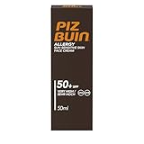 Piz Buin Allergy Sun Sensitive Skin Face Cream SPF 50+ (50ml), Facial Sunscreen with UVA/UVB Filters, Protective Moisturising Lotion for Delicate Complexions, Sweat & Water Resistant