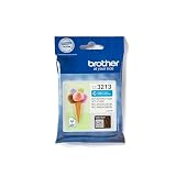 Brother LC-3213C Inkjet Cartridge, Cyan, Single Pack, High Yield, Includes 1 x Inkjet Cartridge, Genuine Supplies