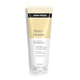 John Frieda Sheer Blonde Brightening Shampoo 250ml. Highlighted Hair Care for Soft Shine and Colour-Treated Hair