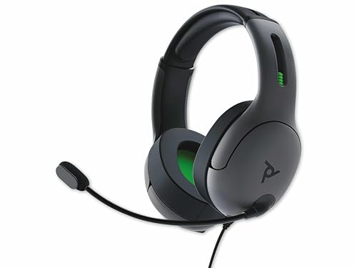 PDP Gaming LVL50 Wired Headset with Mic for Xbox One, Series X|S - PC, iPad, Mac, Laptop Compatible - Noise Cancelling Microphone, Bass Boost, Lightweight, Soft Comfort Over Ear Headphones - Black
