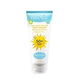 Childs Farm Kids and Baby Sun Cream SPF 50plus Water Resistant UVA and UVB Very High Protection Suitable for Dry, Sensitive and Eczema-prone Skin 200ml