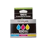 Lexmark No.100XL Combo Pack Ink Cartridge - Cyan/Magenta/Yellow