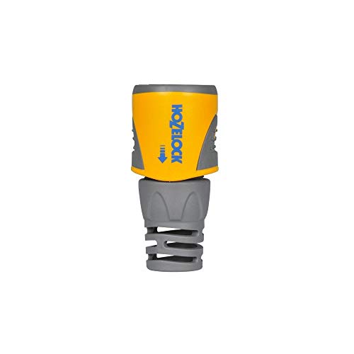 HOZELOCK - Hose Connector Plus ø 12.5mm - 15mm (1/2"- 5/8") Soft Touch : Watertight, Non-slip, Flexible Connector Prevents Twisting, Swelling and Leaks [2050P0000]